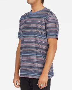 BILLABONG Baja Short Sleeve T-Shirt SLATE BLUE -Mens Accessories Sales 2022 abykt00136 billabongw slb sd1