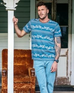 BILLABONG Wrangler Crew Neck T-Shirt EMERALD