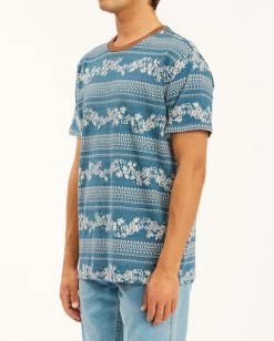 BILLABONG Wrangler Crew Neck T-Shirt EMERALD -Mens Accessories Sales 2022 abykt00140 billabongw eme sd1 1