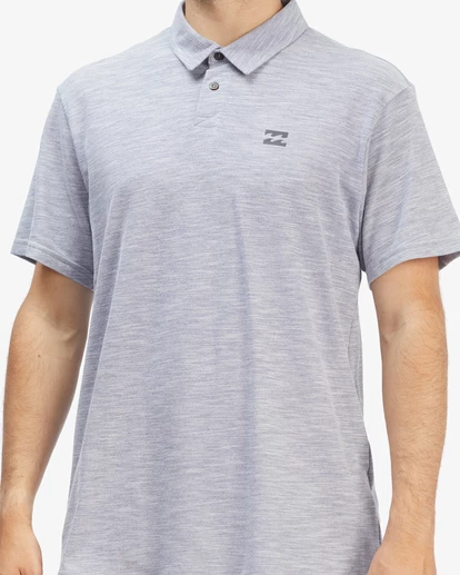 BILLABONG Daily Static Polo Shirt DARK GREY HEATHER 6 BILLABONG Daily Static Polo Shirt DARK GREY HEATHER - Image 6