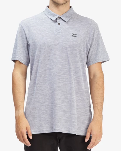 BILLABONG Daily Static Polo Shirt DARK GREY HEATHER 3 BILLABONG Daily Static Polo Shirt DARK GREY HEATHER - Image 3