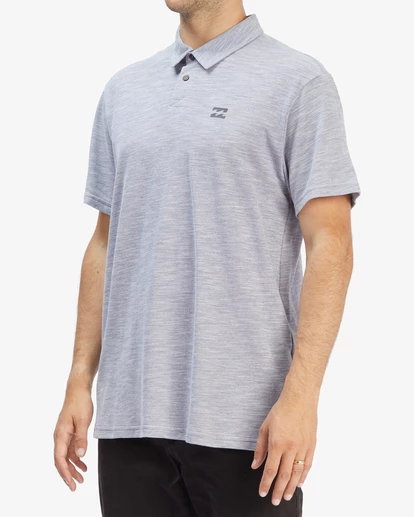 BILLABONG Daily Static Polo Shirt DARK GREY HEATHER 4 BILLABONG Daily Static Polo Shirt DARK GREY HEATHER - Image 4