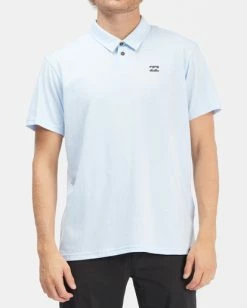 BILLABONG Daily Static Polo Shirt DARK GREY HEATHER