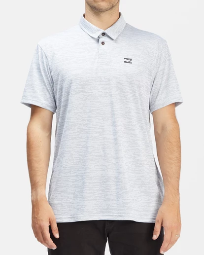 BILLABONG Daily Static Polo Shirt DARK GREY HEATHER 2 BILLABONG Daily Static Polo Shirt DARK GREY HEATHER - Image 2