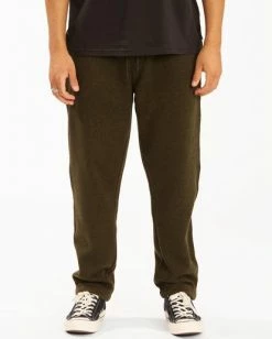BILLABONG A/Div Boundary Sweatpants DARK OLIVE -Mens Accessories Sales 2022 abynp00100 billabongw dko frt1 1