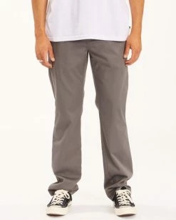 BILLABONG Carter Stretch Chino Pants PEWTER -Mens Accessories Sales 2022 abynp00110 billabongw pew frt1 1