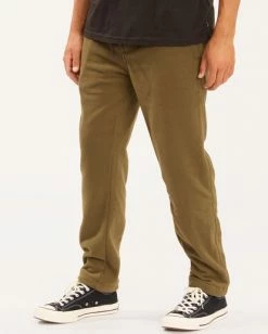 BILLABONG A/Div Furnace Fleece Sweatpants BLACK 9 BILLABONG A/Div Furnace Fleece Sweatpants BLACK -Mens Accessories Sales 2022 abynp00114 billabongw mil sd1 1