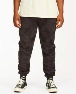 BILLABONG Wave Washed Tie-Dye Sweatpants NAVY -Mens Accessories Sales 2022 abynp00117 billabongw blk frt1 1