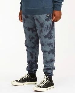 BILLABONG Wave Washed Tie-Dye Sweatpants NAVY -Mens Accessories Sales 2022 abynp00117 billabongw nvy sd1