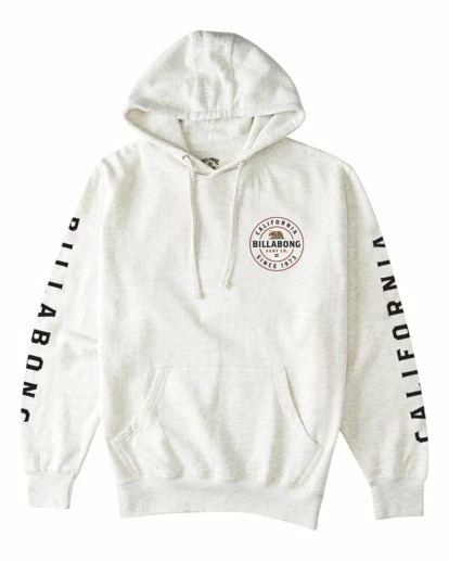 BILLABONG Basis California Pullover Hoodie OFF WHITE 7 BILLABONG Basis California Pullover Hoodie OFF WHITE - Image 7