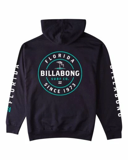 BILLABONG Basis Florida Pullover Hoodie Hoodie NAVY 8 BILLABONG Basis Florida Pullover Hoodie Hoodie NAVY - Image 8
