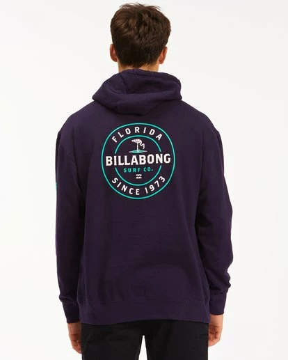 BILLABONG Basis Florida Pullover Hoodie Hoodie NAVY 5 BILLABONG Basis Florida Pullover Hoodie Hoodie NAVY - Image 5