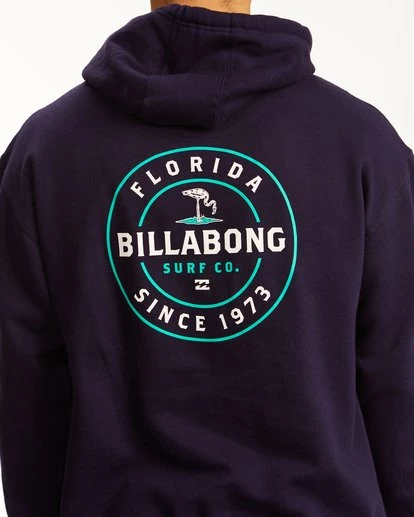 BILLABONG Basis Florida Pullover Hoodie Hoodie NAVY 6 BILLABONG Basis Florida Pullover Hoodie Hoodie NAVY - Image 6