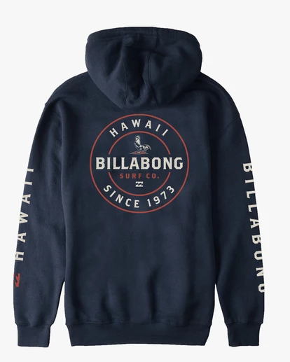 BILLABONG Basis Hawaii Pullover Hoodie Hoodie NAVY 8 BILLABONG Basis Hawaii Pullover Hoodie Hoodie NAVY - Image 8