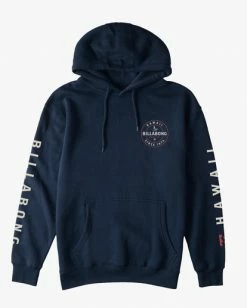 BILLABONG Basis Hawaii Pullover Hoodie Hoodie NAVY 16 BILLABONG Basis Hawaii Pullover Hoodie Hoodie NAVY -Mens Accessories Sales 2022 abysf00106 billabongv nvy frt1 1