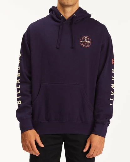BILLABONG Basis Hawaii Pullover Hoodie Hoodie NAVY 2 BILLABONG Basis Hawaii Pullover Hoodie Hoodie NAVY - Image 2