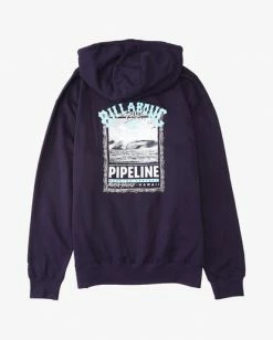 BILLABONG Pipeline Poster Pullover Hoodie NAVY 19 BILLABONG Pipeline Poster Pullover Hoodie NAVY -Mens Accessories Sales 2022 abysf00107 billabongf nvy bck1 2