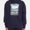 BILLABONG Pipeline Poster Pullover Hoodie NAVY