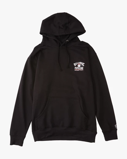 BILLABONG Pipeline Tube Pullover Hoodie BLACK 6 BILLABONG Pipeline Tube Pullover Hoodie BLACK - Image 6