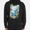BILLABONG Pipeline Tube Pullover Hoodie BLACK