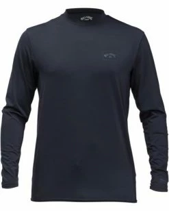 BILLABONG Arch Mesh Long Sleeve Rashguard COASTAL -Mens Accessories Sales 2022 abywr00101 billabongv blk frt1 1