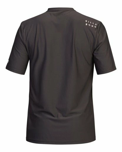 BILLABONG All Day Wave Loose Fit Short Sleeve Rashguard BLACK 4 BILLABONG All Day Wave Loose Fit Short Sleeve Rashguard BLACK - Image 4