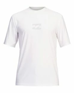 BILLABONG All Day Wave Loose Fit Short Sleeve Rashguard BLACK