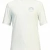 BILLABONG Roto Loose Fit Short Sleeve Rashguard SEAGLASS