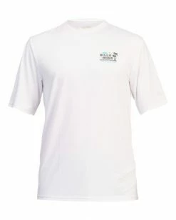 BILLABONG Lounge Loose Fit Short Sleeve Rashguard SEAGLASS
