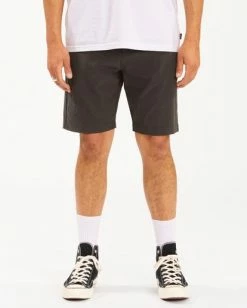 BILLABONG A/Div Surftrek Heather Shorts 20" CHARCOAL HEATHER -Mens Accessories Sales 2022 abyws00103 billabongw chh frt1