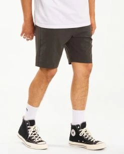 BILLABONG A/Div Surftrek Heather Shorts 20" CHARCOAL HEATHER -Mens Accessories Sales 2022 abyws00103 billabongw chh sd2