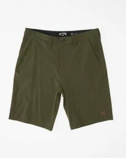 BILLABONG Crossfire Submersible Shorts 21" DARK SEAGREEN -Mens Accessories Sales 2022 abyws00109 billabongf mil frt1 1
