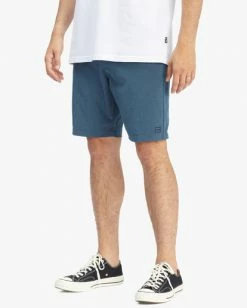 BILLABONG Crossfire Mid Submersible Shorts 19" SMOKE BLUE 28 BILLABONG Crossfire Mid Submersible Shorts 19" SMOKE BLUE -Mens Accessories Sales 2022 abyws00110 billabongw dbl sd1 2