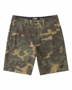 BILLABONG Crossfire Slub Camo Submersible Shorts 21" BLACK CAMO -Mens Accessories Sales 2022 abyws00114 billabongf mcm frt1 1