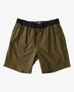 BILLABONG Crossfire Elastic Submersible Shorts 18" MILITARY CAMO -Mens Accessories Sales 2022 abyws00140 billabongf mil frt1 2