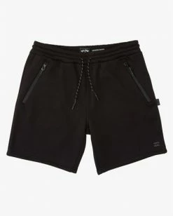 BILLABONG A/Div Surftrek Sweatshorts 18" NAVY -Mens Accessories Sales 2022 abyws00142 billabongf blk frt1 2