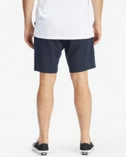 BILLABONG A/Div Surftrek Sweatshorts 18" NAVY -Mens Accessories Sales 2022 abyws00142 billabongw nvy bck1 2