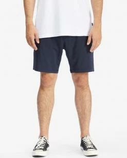 BILLABONG A/Div Surftrek Sweatshorts 18" NAVY -Mens Accessories Sales 2022 abyws00142 billabongw nvy frt1 2