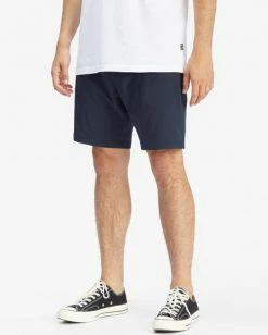 BILLABONG A/Div Surftrek Sweatshorts 18" NAVY -Mens Accessories Sales 2022 abyws00142 billabongw nvy sd1 2