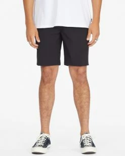 BILLABONG A/Div Surftrek Transport Walkshorts 20" MILITARY -Mens Accessories Sales 2022 abyws00144 billabongw blk frt1