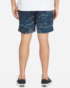 BILLABONG A/Div Surftrek Elastic Waist Shorts 17" CHAR -Mens Accessories Sales 2022 abyws00155 billabongw ngt bck1 2