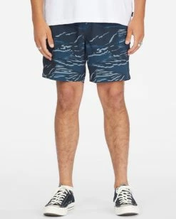 BILLABONG A/Div Surftrek Elastic Waist Shorts 17" CHAR -Mens Accessories Sales 2022 abyws00155 billabongw ngt frt1 2