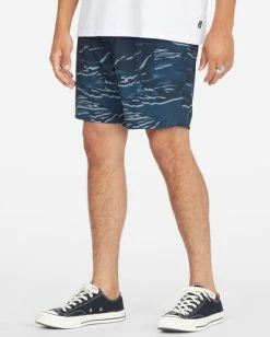 BILLABONG A/Div Surftrek Elastic Waist Shorts 17" CHAR -Mens Accessories Sales 2022 abyws00155 billabongw ngt sd1 2