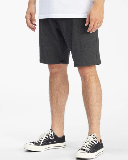 BILLABONG Hudson Sweatshorts BLACK 4 BILLABONG Hudson Sweatshorts BLACK - Image 4