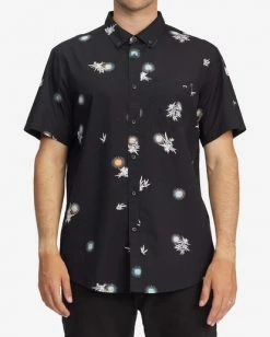 BILLABONG Sundays Mini Short Sleeve Shirt SKY BLUE 25 BILLABONG Sundays Mini Short Sleeve Shirt SKY BLUE -Mens Accessories Sales 2022 abywt00112 billabongw blk frt1 3