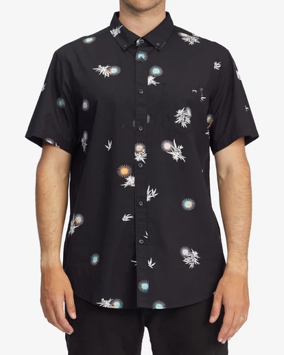 BILLABONG Sundays Mini Short Sleeve Shirt SKY BLUE 4 BILLABONG Sundays Mini Short Sleeve Shirt SKY BLUE - Image 4