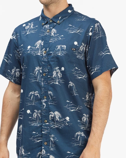BILLABONG Sundays Mini Short Sleeve Shirt SKY BLUE 20 BILLABONG Sundays Mini Short Sleeve Shirt SKY BLUE - Image 20