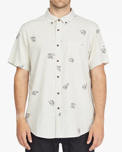 BILLABONG Sundays Mini Short Sleeve Shirt SKY BLUE 8 BILLABONG Sundays Mini Short Sleeve Shirt SKY BLUE - Image 8