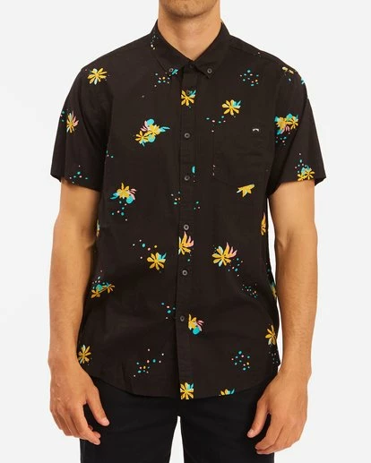 BILLABONG Sundays Mini Short Sleeve Shirt SKY BLUE 15 BILLABONG Sundays Mini Short Sleeve Shirt SKY BLUE - Image 15