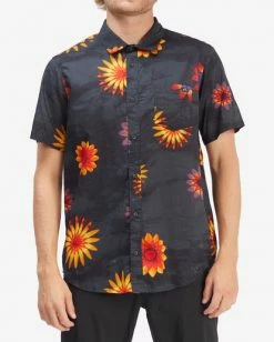 BILLABONG Sundays Floral Short Sleeve Shirt DENIM 16 BILLABONG Sundays Floral Short Sleeve Shirt DENIM -Mens Accessories Sales 2022 abywt00113 billabongw bml frt1 4